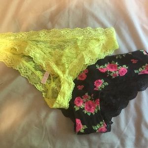 2 Pack Lace VS PINK Undies